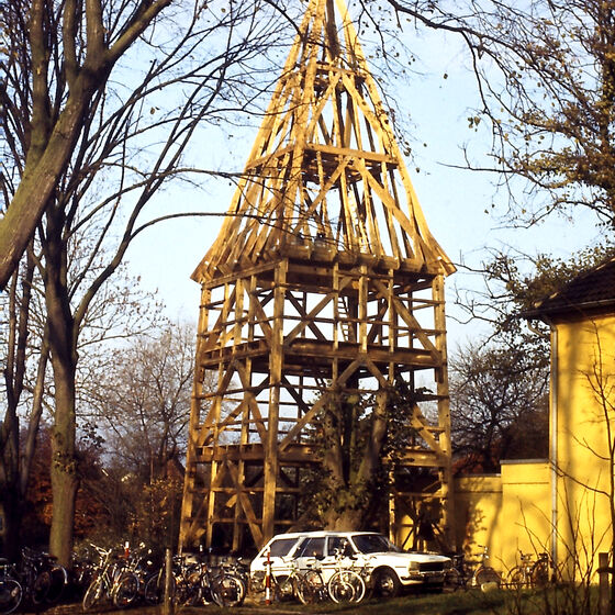 Kirchturm Neubau 1979