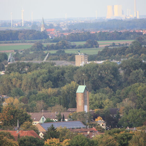 Pauluskirche vom Osterberg gesehen
