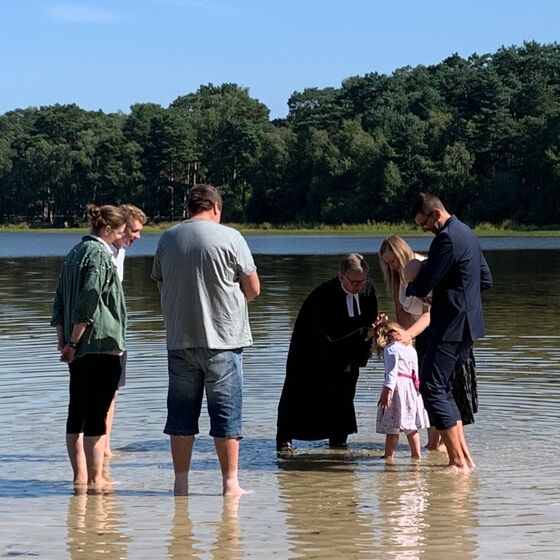 Taufe im Großen Bullensee
