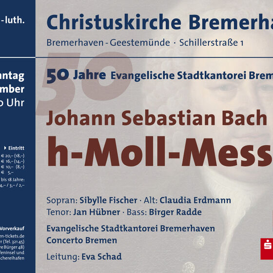Plakat h-Moll-Messe 2013