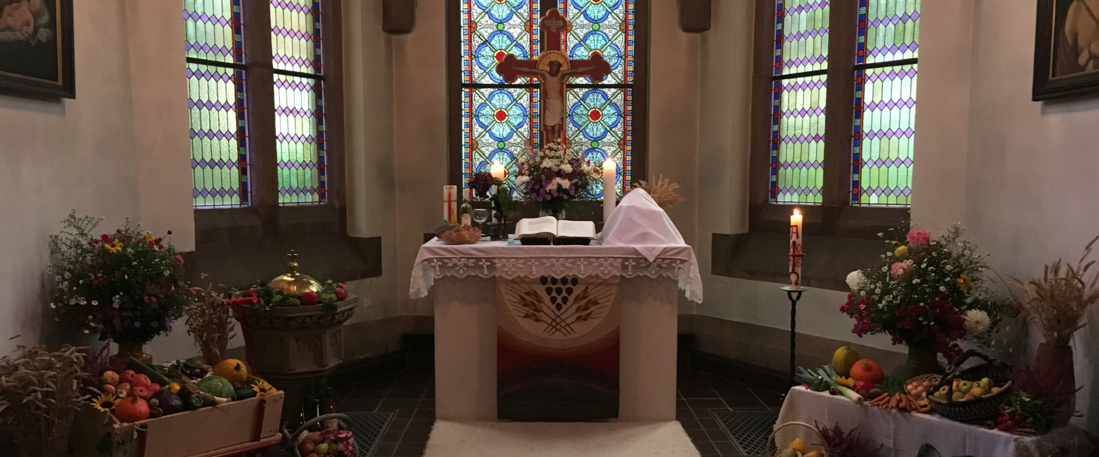 Altar an Erntedank 2016