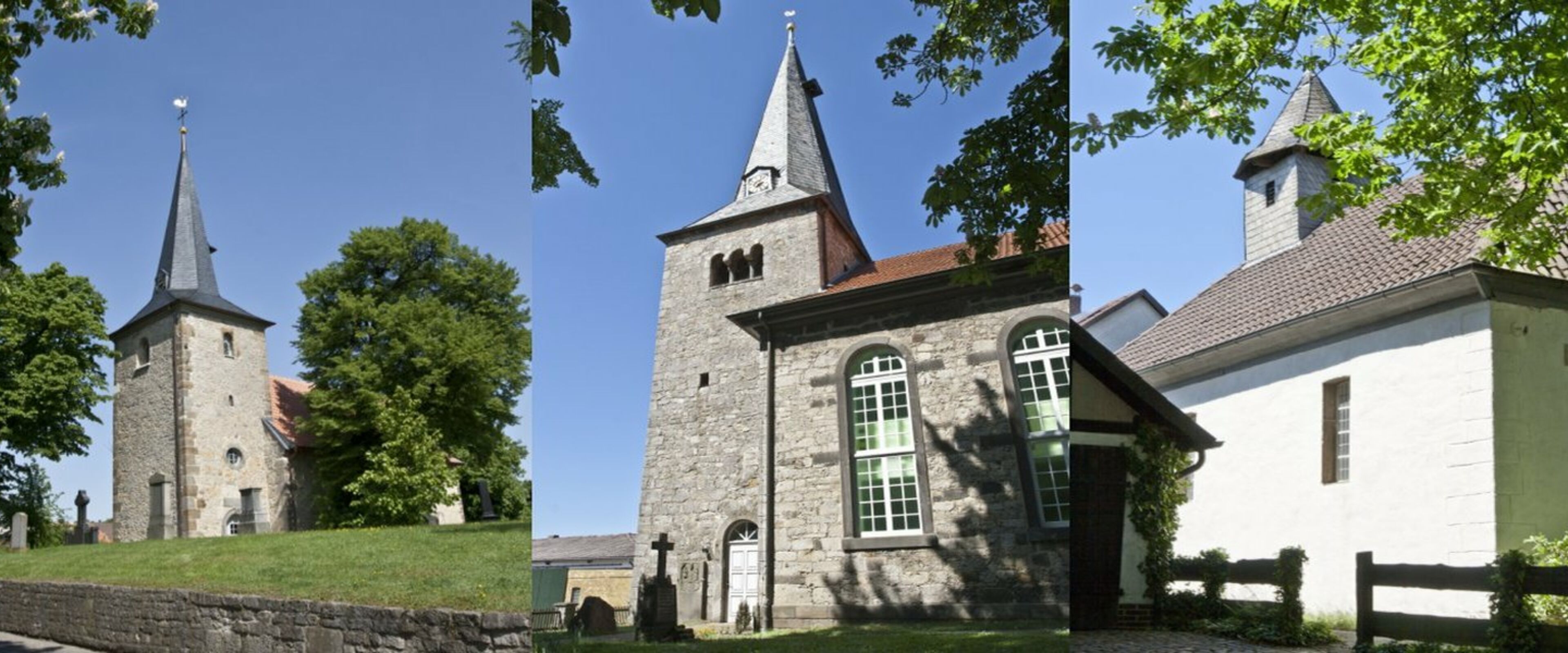 Collage für Startseite, Kirchen Gödringen, Oesselse, Ummeln