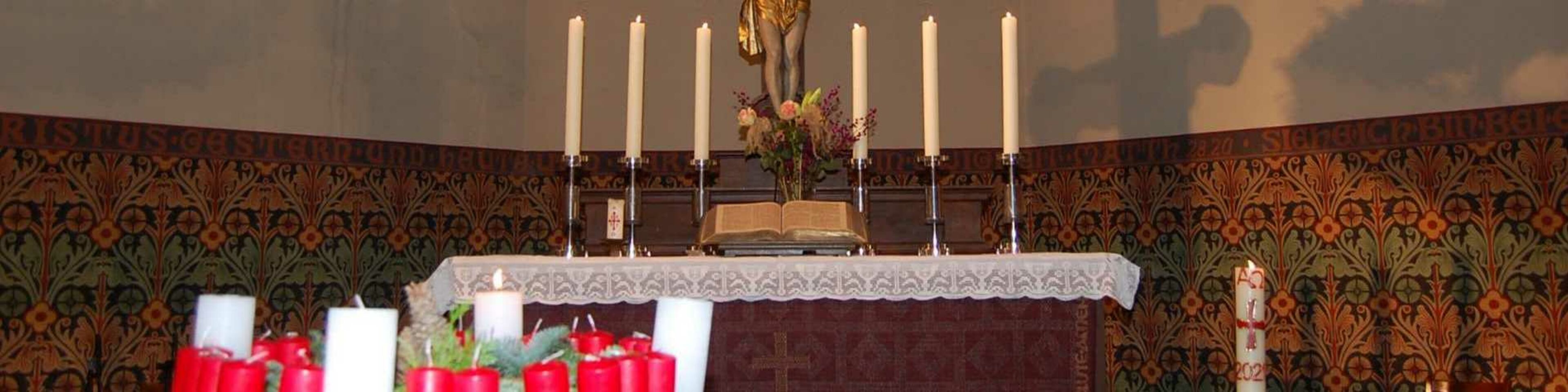 Altar im Advent