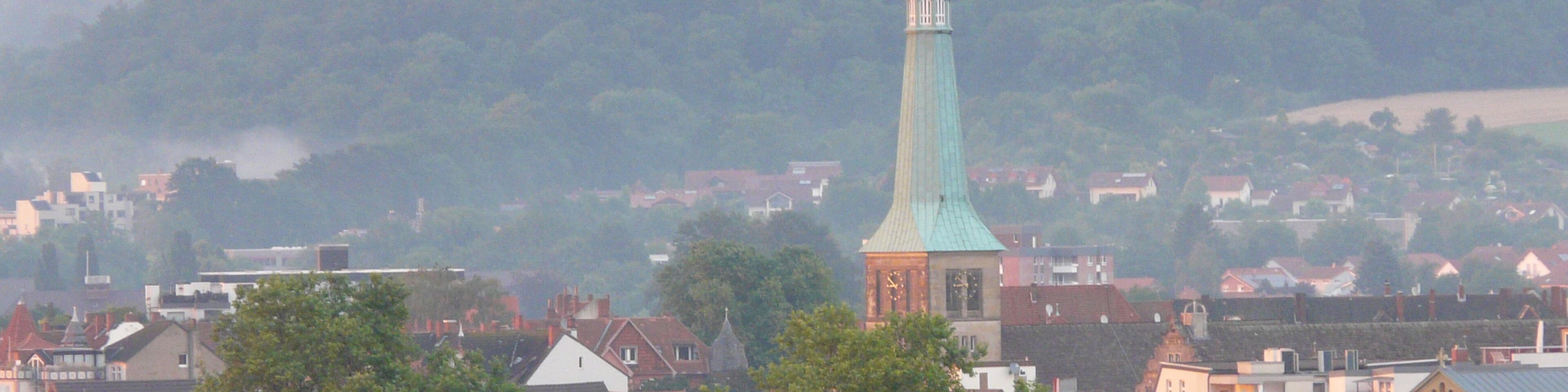 Blick vom Klüt auf die Marktkirche