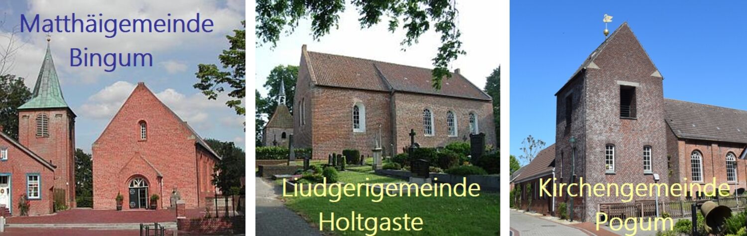 Evangelisch-lutherisch Rheiderland Leer-Bingum, Jemgum-Holtgaste, Jemgum-Pogum, Ostfriesland, Kirche