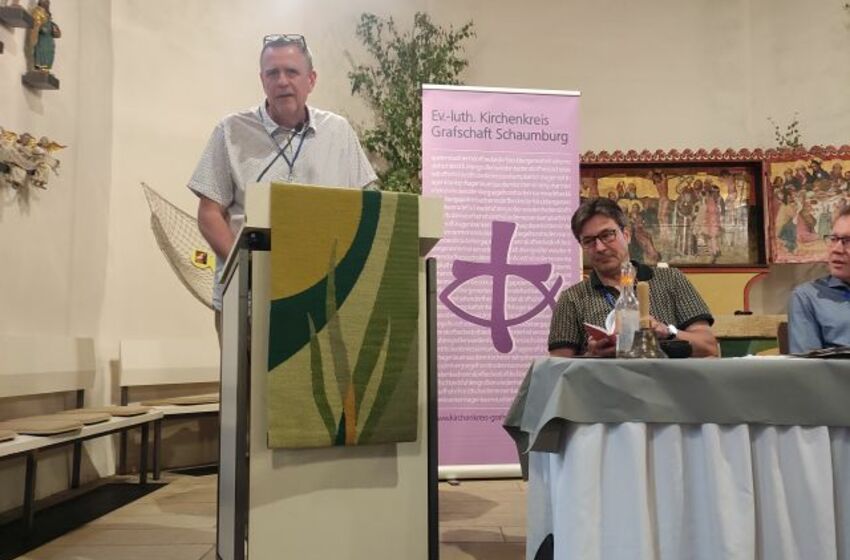 Lutz Müller aus Rodenberg wurde auf der 2. Kirchenkreissynode zum Vorsitzenden gewählt.
