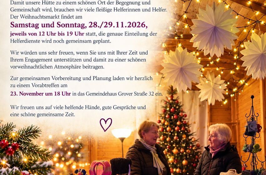 Weihnachtsmarkt 2026