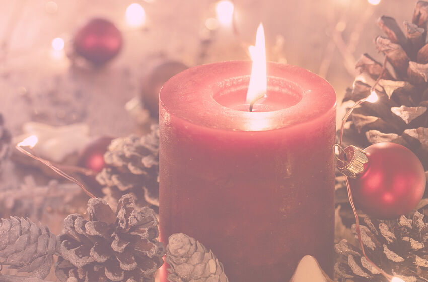 Adventsgrüße, Kerze, Adventszeit, Weihnachten