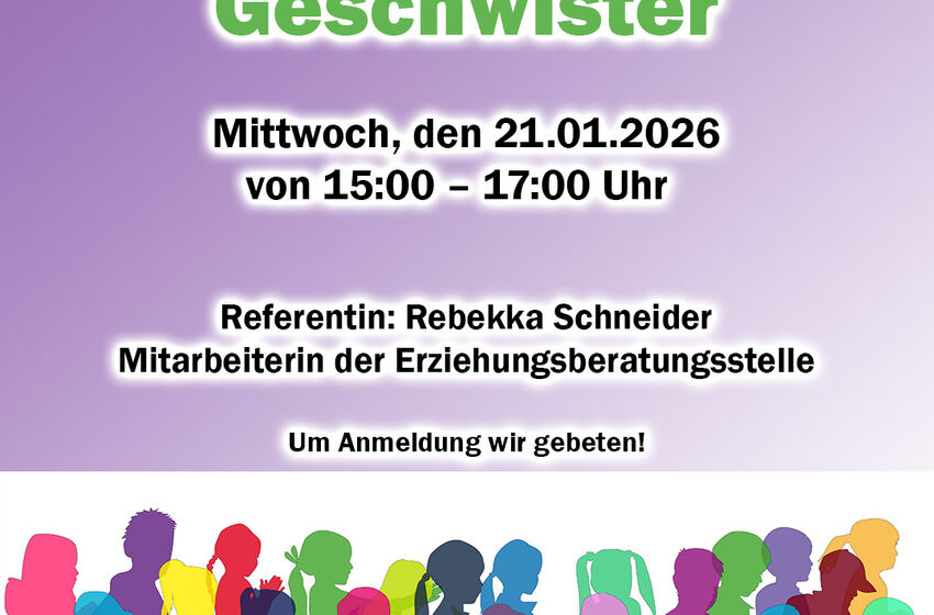 Themennachmittag, Geschwister, Familienzentrum