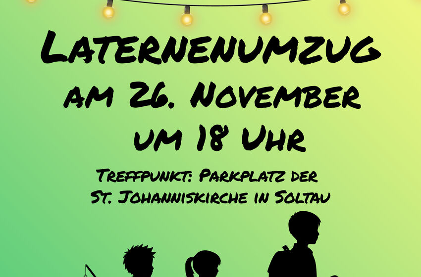 Laternenumzug. Hospizdienst