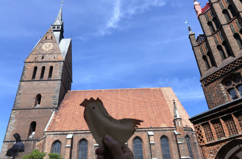 Marktkirche Hannover mit Huhn