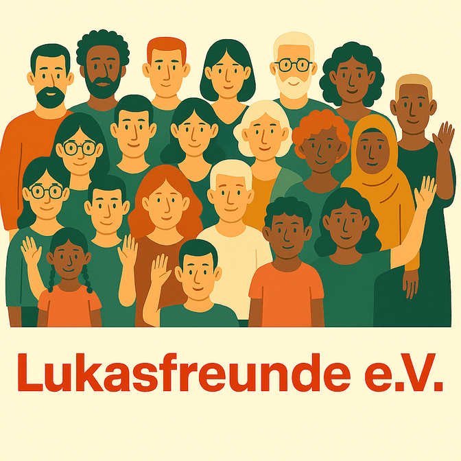 Lukasfreunde gezeichnetes Bild