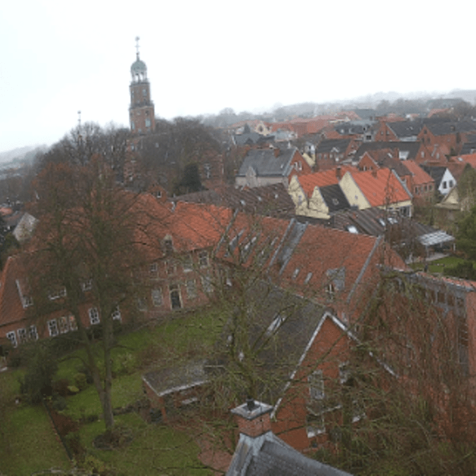 Blick vom Turm der Lutherkirche
