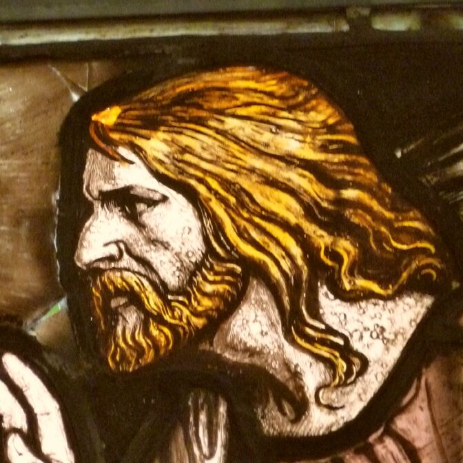 Fensterbild Jesus