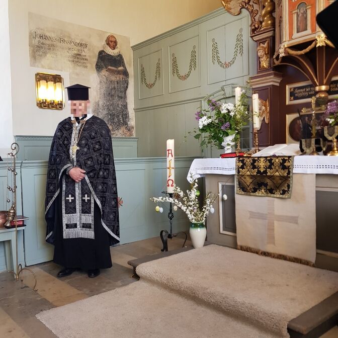 Ukrainisch Orthodoxes Osterfest in der Kirche St. Nicolai zu Gödringen 23.04.2022