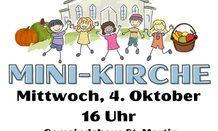 Plakat Mini-Kirche St. Martin 04.10.2023