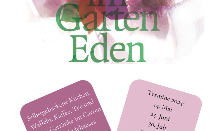Gartencafé 2023 - Café im Garten Eden